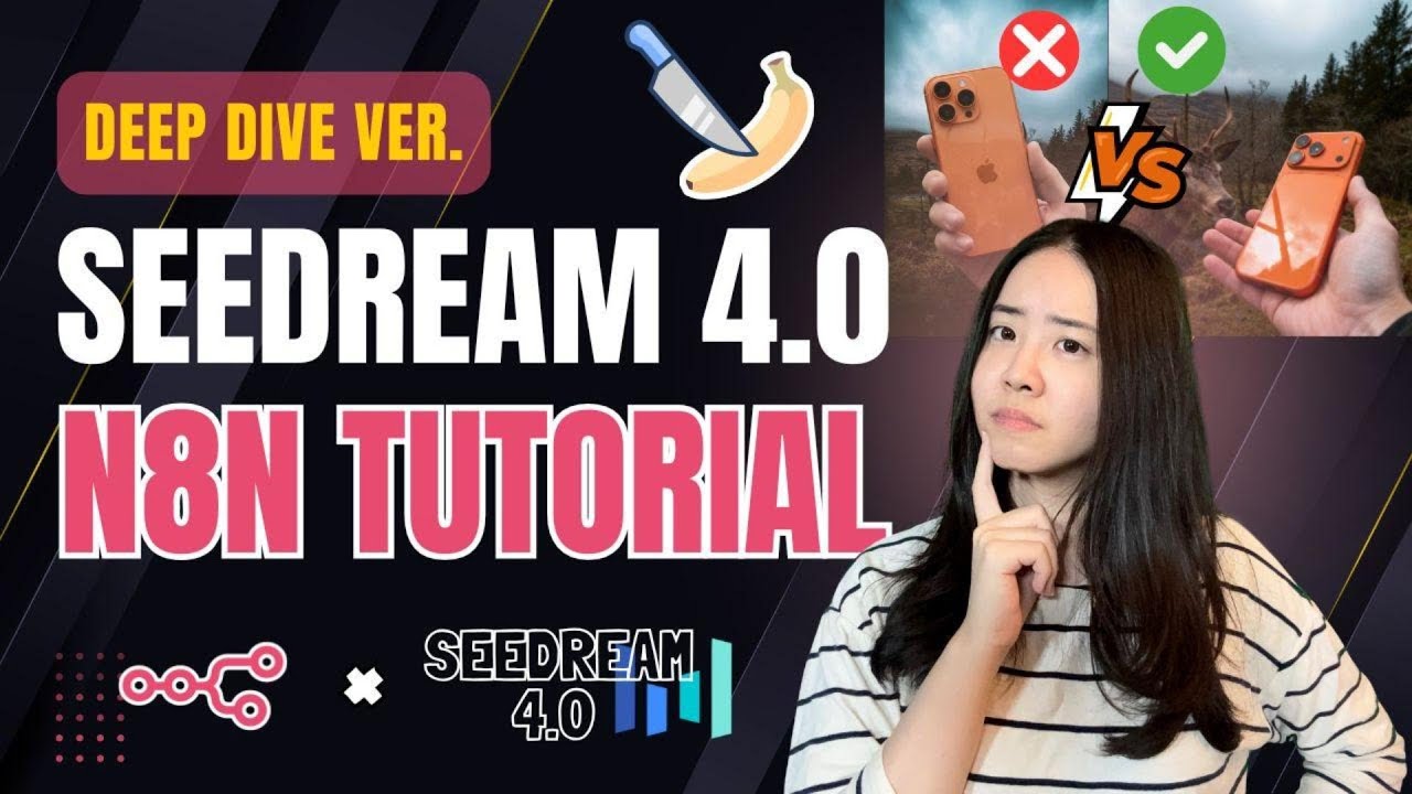 Seedream 4.0 Deep Dive - BEST practice of KIE workflow: n8n Beginner Tutorial