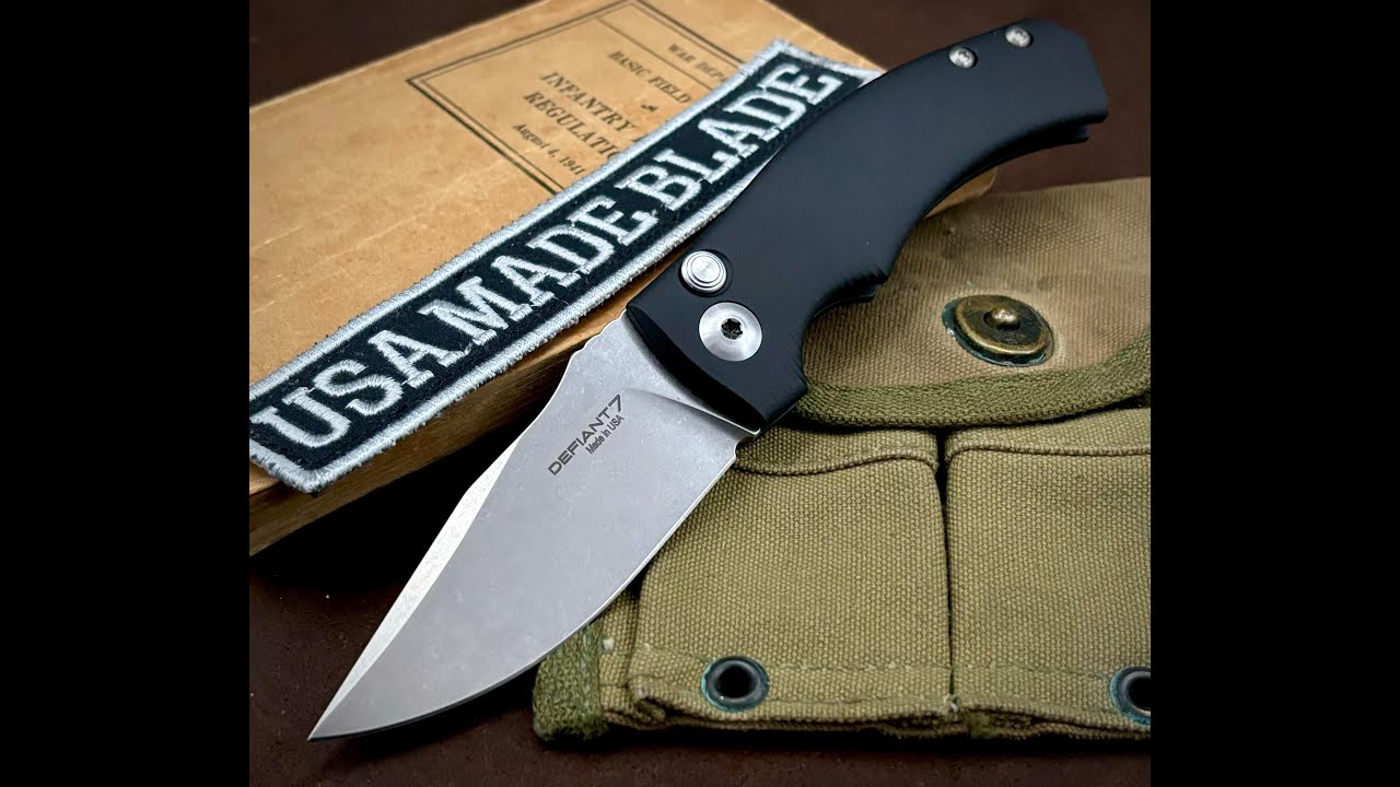 Introducing the new Defiant 7 Valmara Auto at USA Made Blade