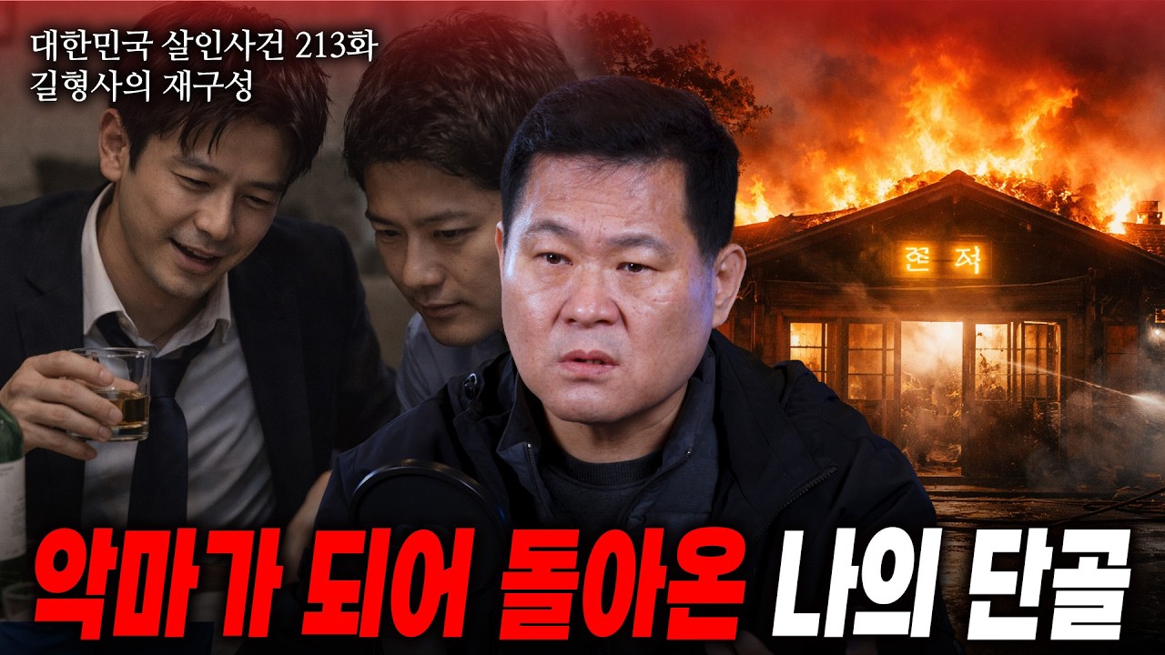 [대한민국 살인사건 213화 길 형사의 재구성]“새벽 3시, 불난 술집… 그리고 ‘목이 잘린 채’ 발견된 여사장”