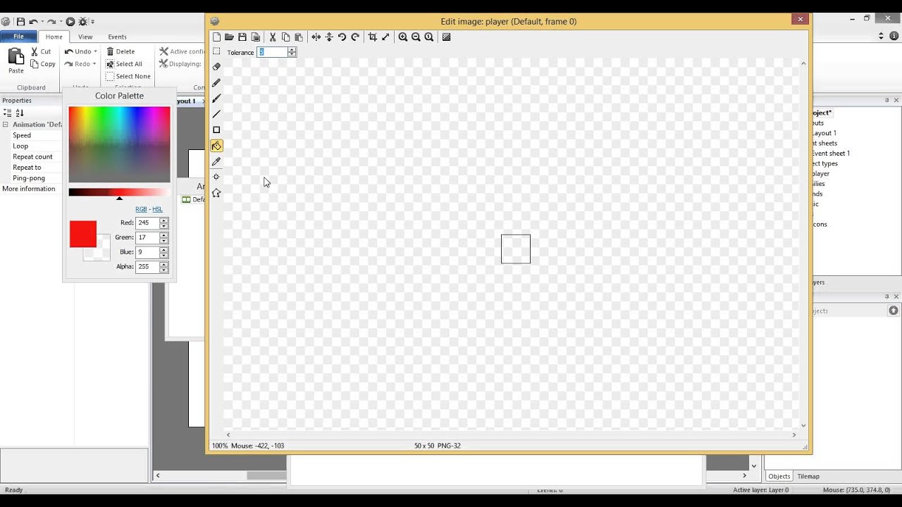 Building Games in Construct 2 Part 2- Adding Sprites