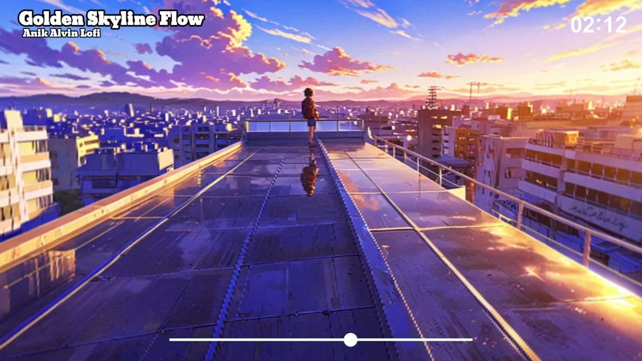 Sunset Skyline Flow | Chill Lofi at Rooftop Golden Hour
