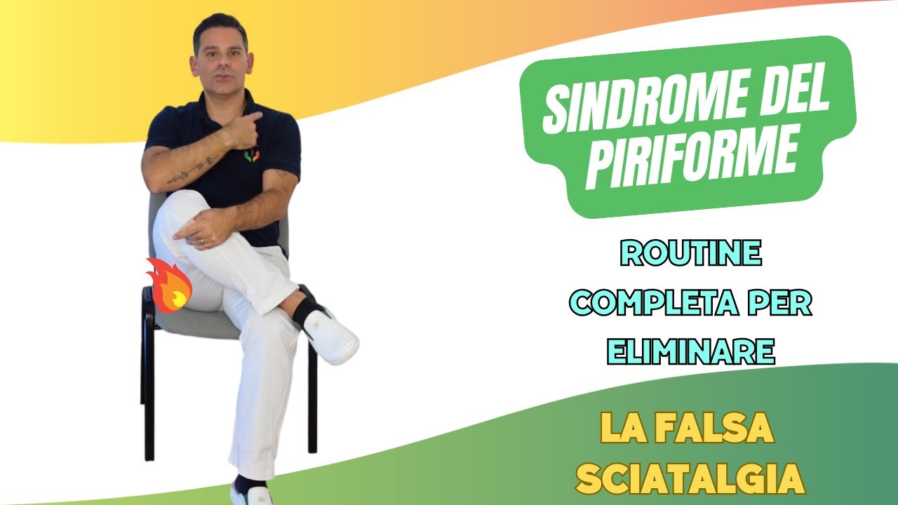 Sindrome del PIRIFORME: routine completa per eliminare la falsa SCIATALGIA