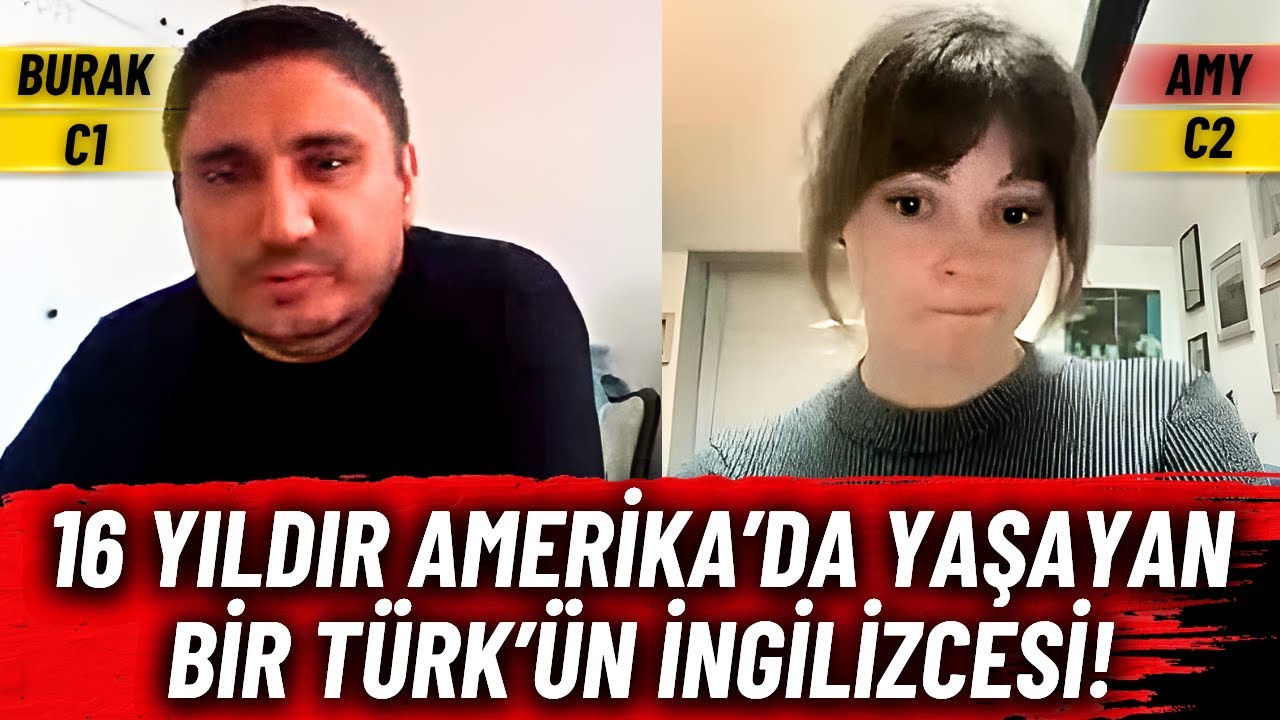 16 Yıldır Amerika'da Yaşayan Bir Türkün İngilizcesi | C1 Seviye