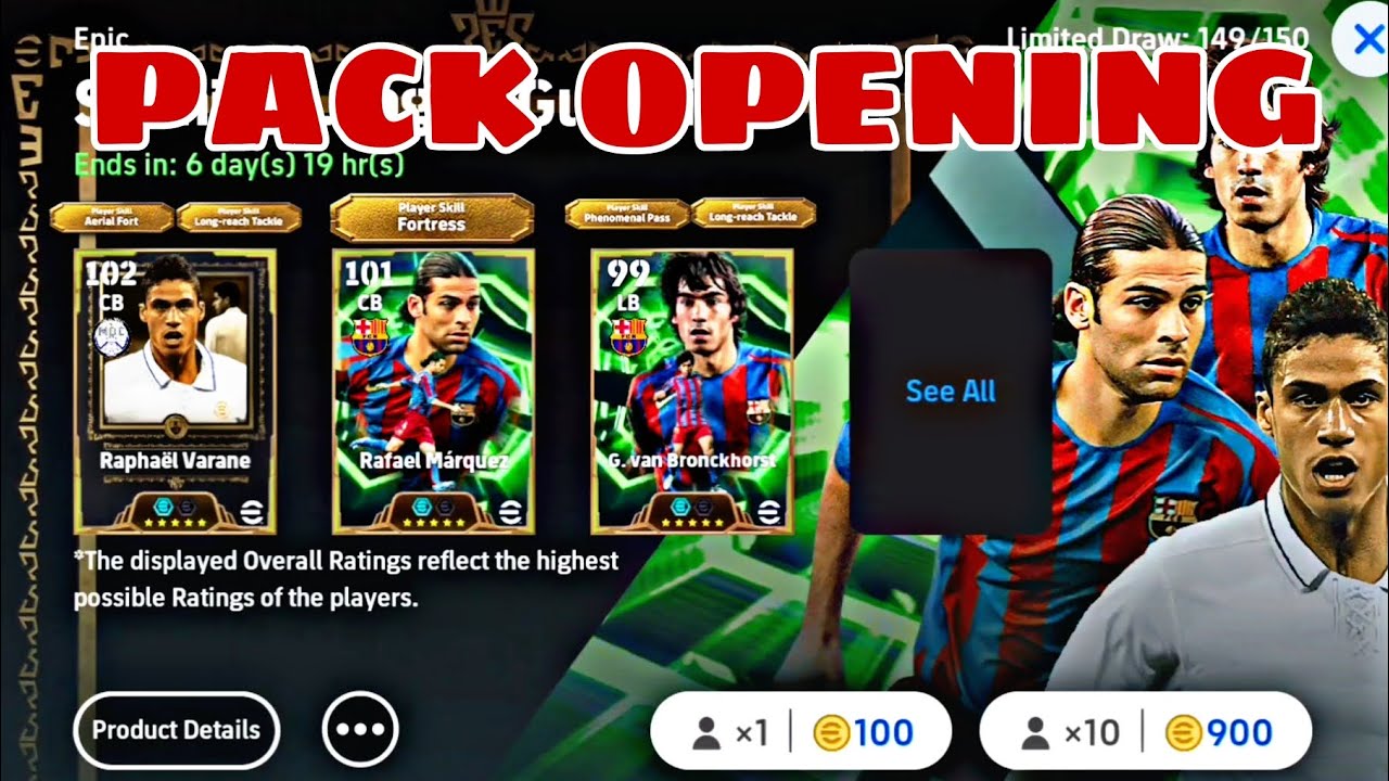 NEW Varane Pack Opening 🔥 Is He Worth It? | eFootball 2026