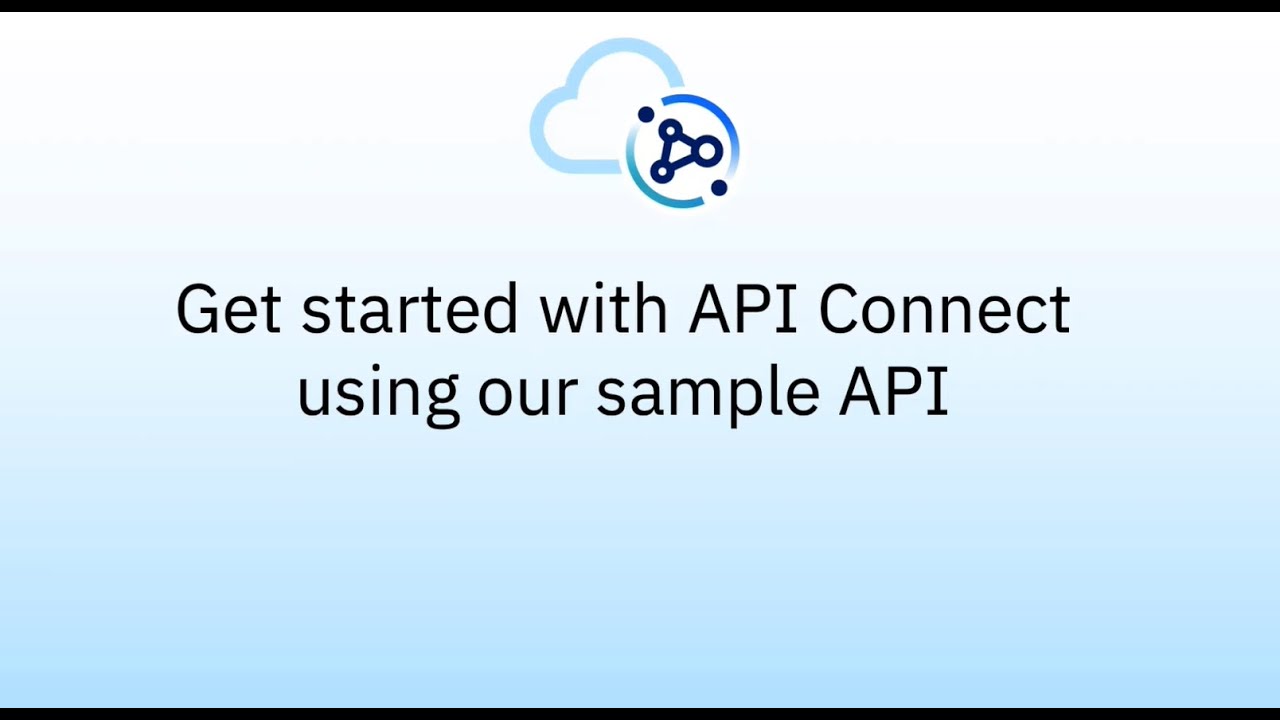 Начало работы с API Connect с использованием примера API отслеживания заказов