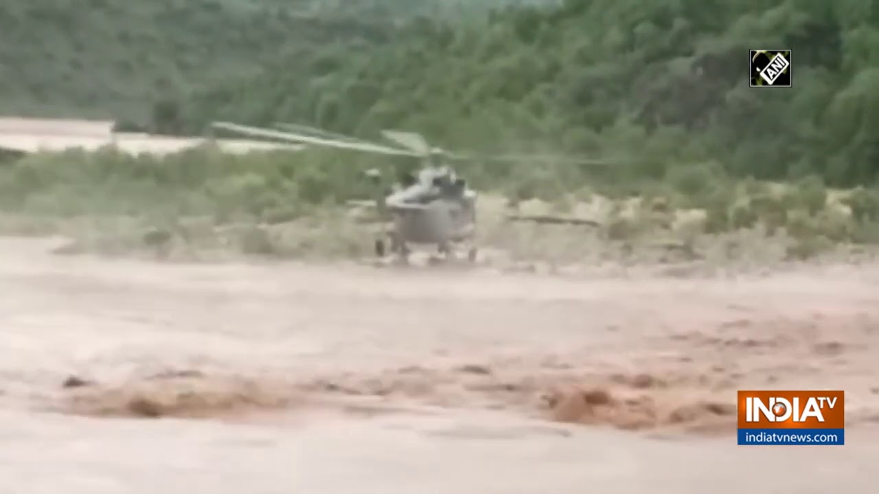 Watch: IAF rescues man from flooded river