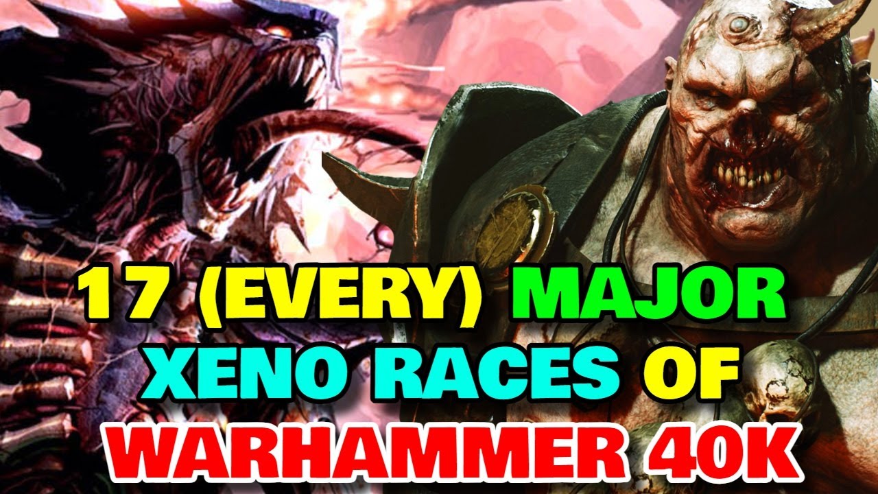 17 (Every) Major Xeno Races Of Warhammer 40k Universe - Explored