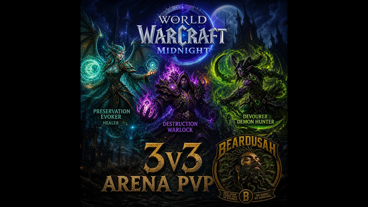 Clutch Win As Fistweaver 3v3 Arena PVP | Comp - Mistweaver Monk Devourer Demon Hunter + Destruction