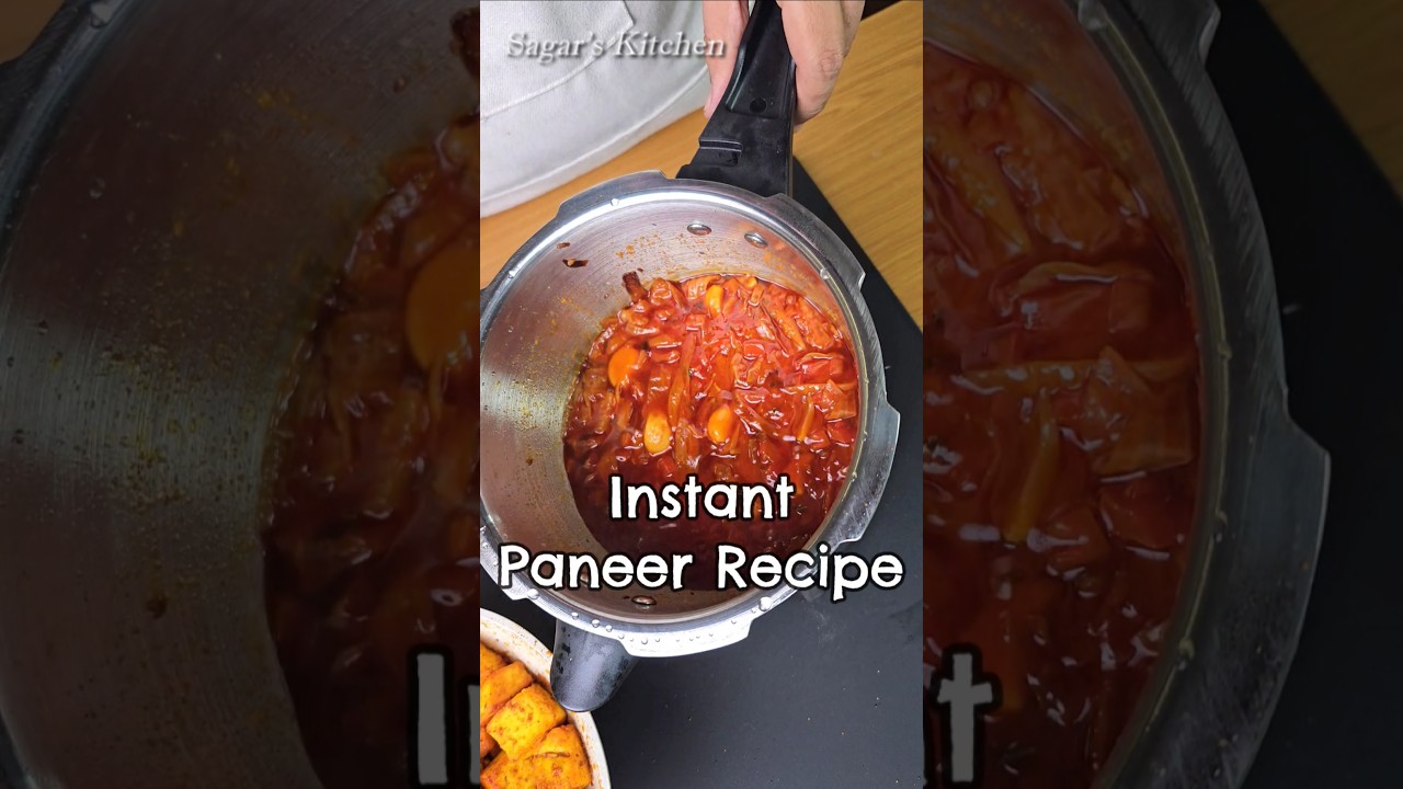Instant Cooker Paneer Recipe #Shorts