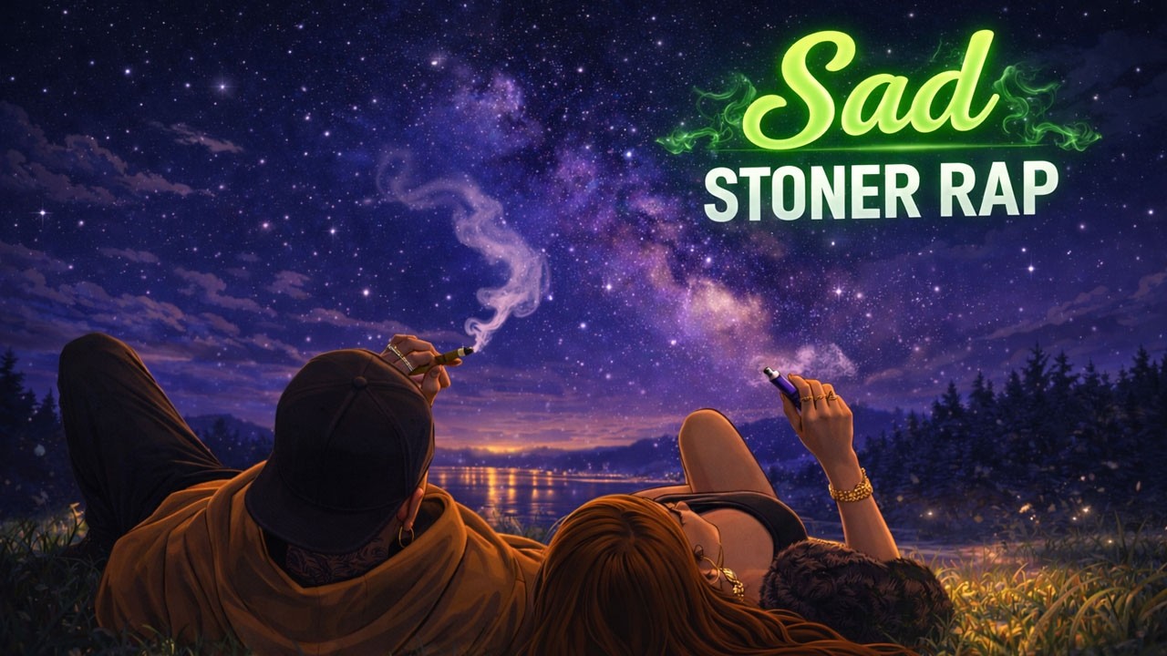 Sad Stoner Rap 🌌 Melancholic Chill Hip Hop for Late Nights - #420music #stonervibes #hiphop