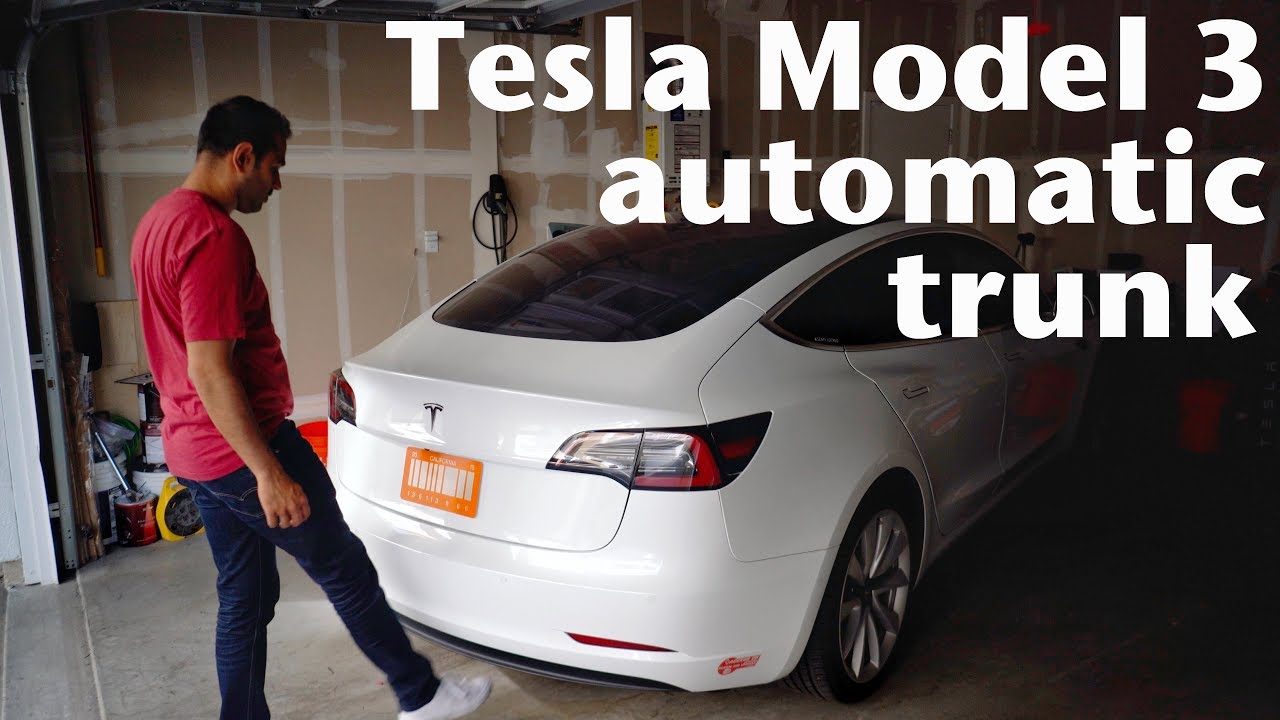 Tesla Model 3 Power Trunk Lift Gate