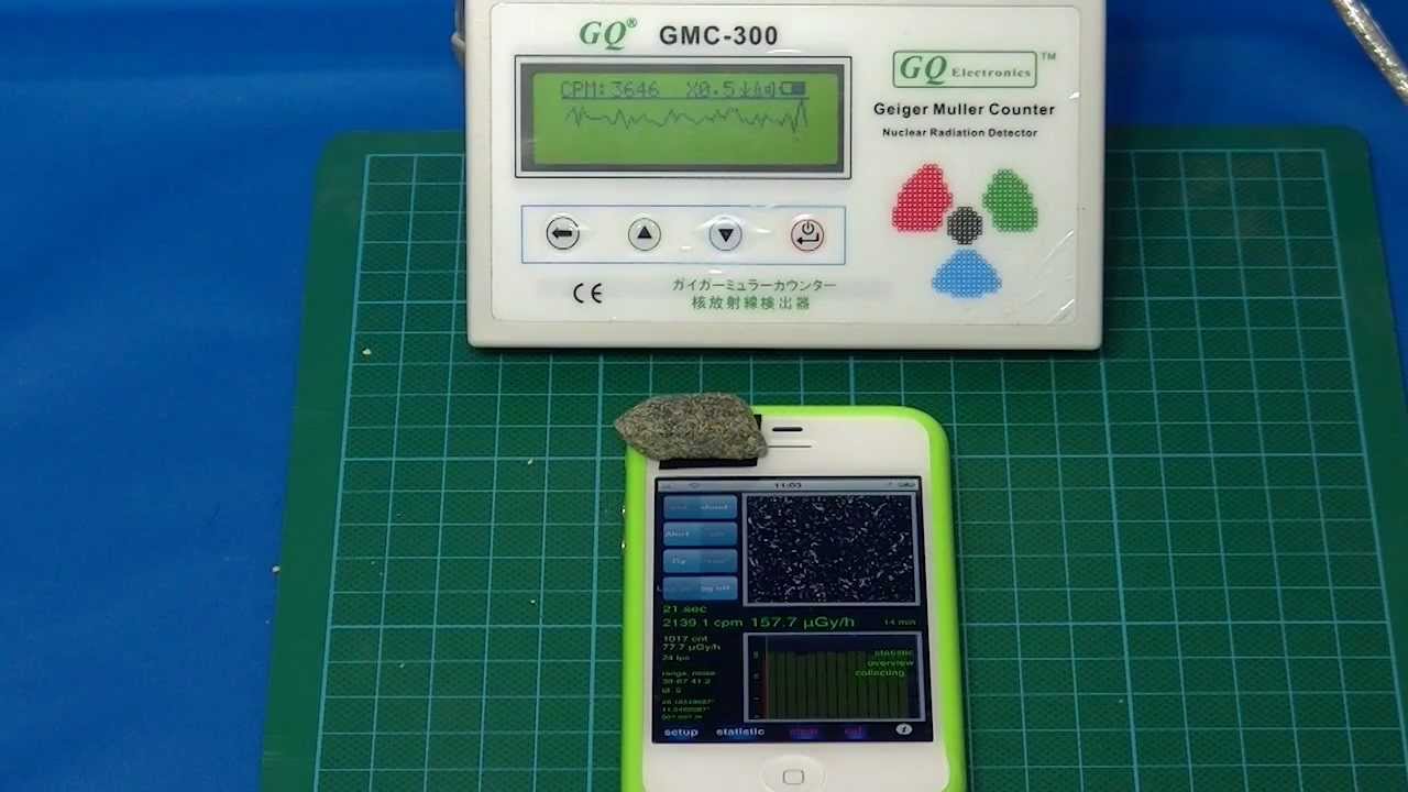 RadioactivityCounterApp (iPhone): Private Mineral Collection, Part 6 - Thorite