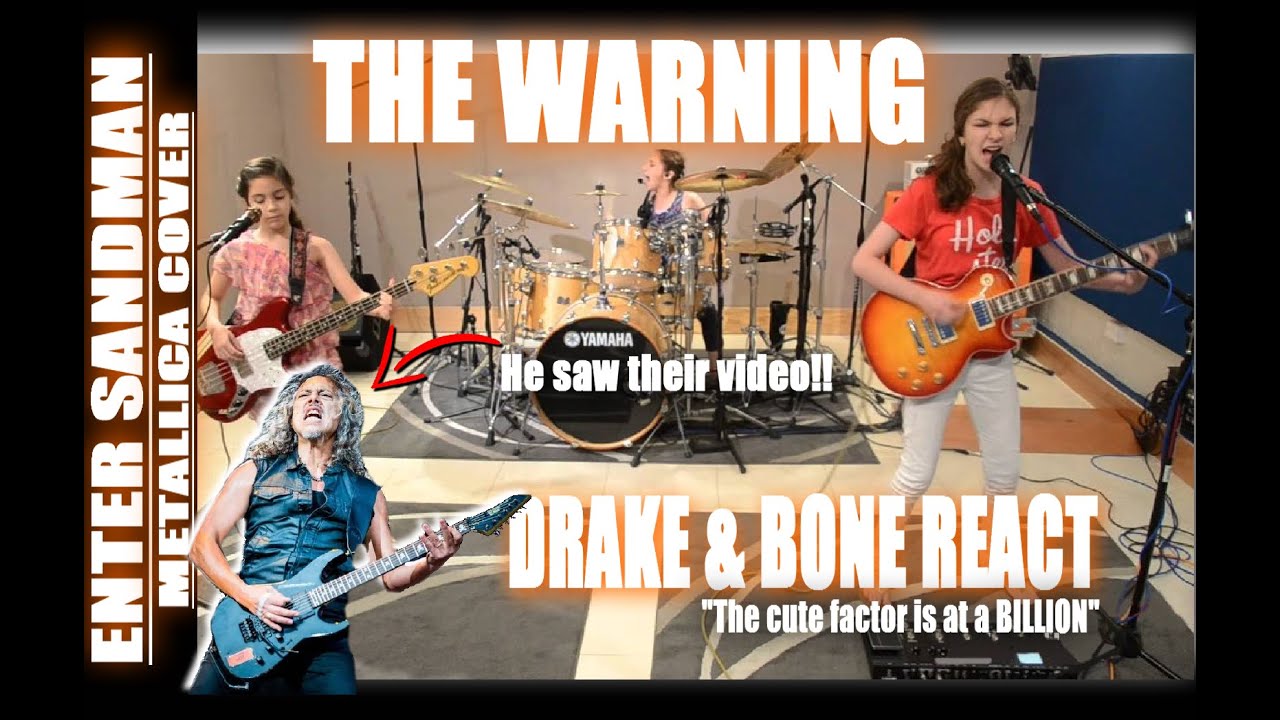 Enter Sandman - METALLICA Cover - The Warning Bone's 1st Time Reaction Cute Factor at a Billion!