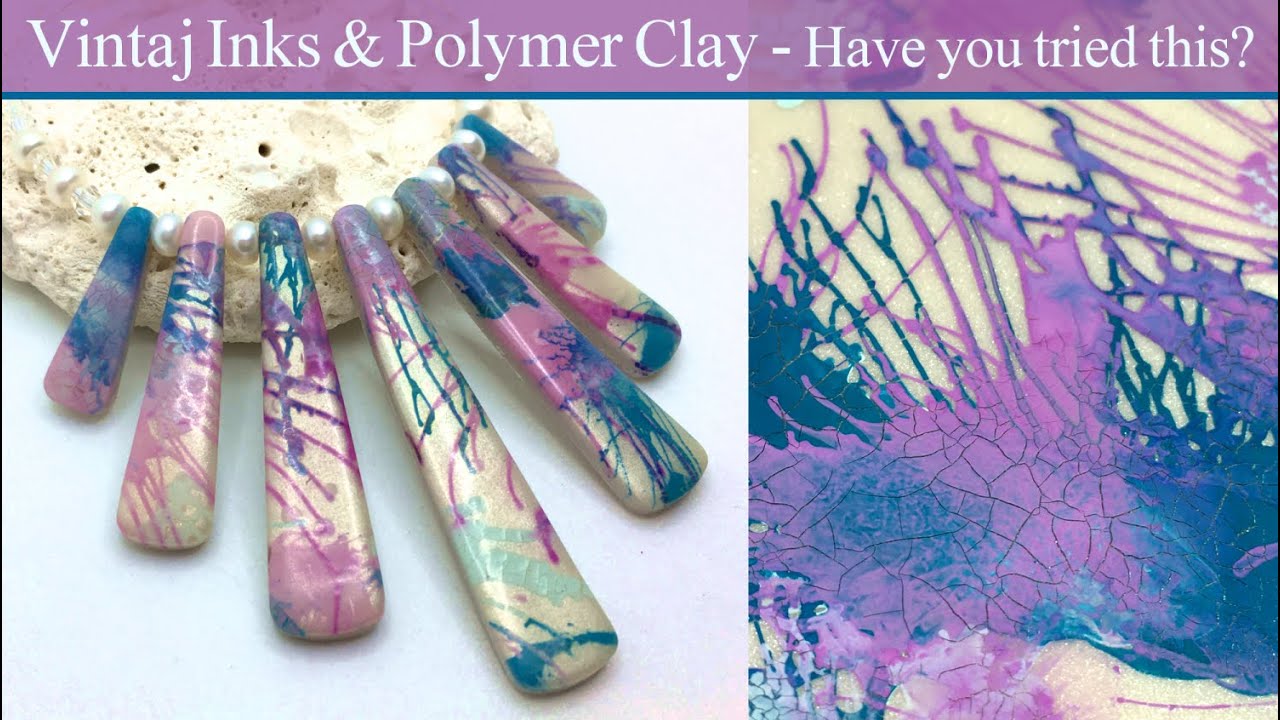 Vintaj Inks Work on Polymer Clay? - Have You Tried Them?