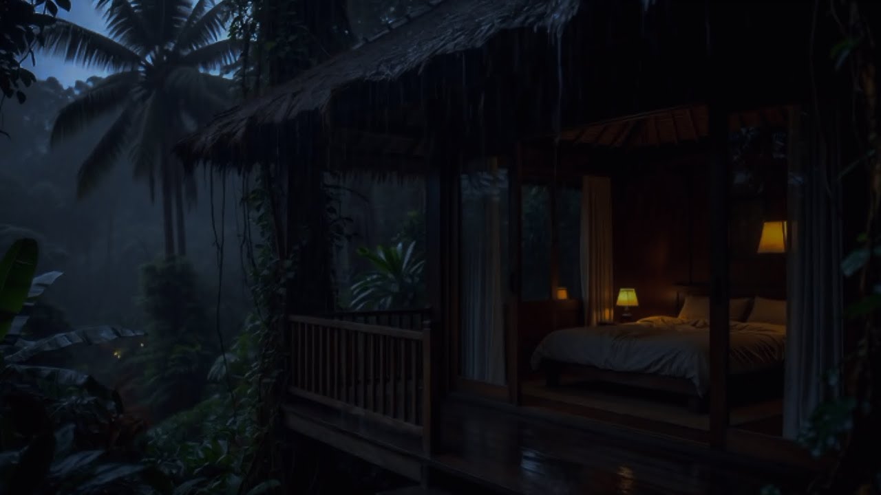 Soothing Rain Perfect for Those Already in Bed for Deep Sleep 🌧️💤