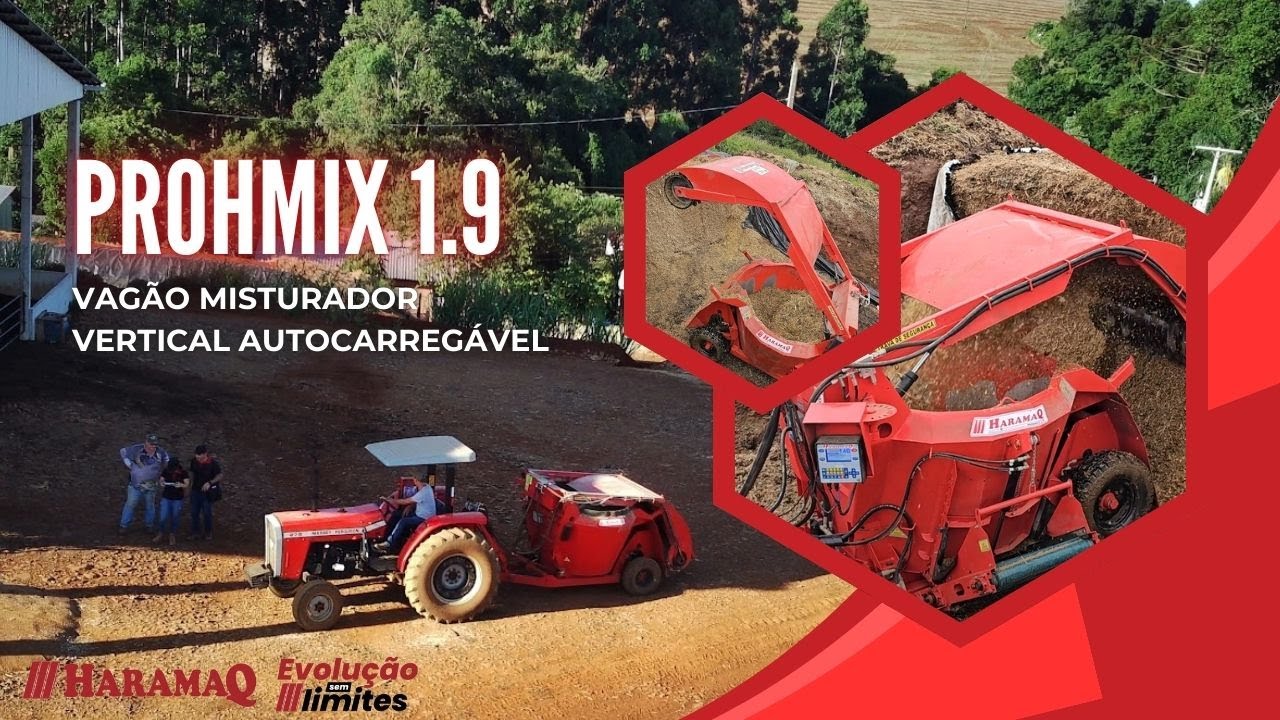 VAGÃO MISTURADOR VERTICAL PROHMIX 1 9 DA HARAMAQ