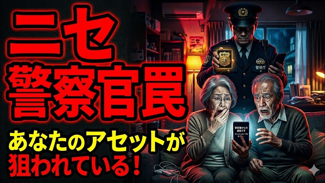 【実話ベース】警察官を名乗る詐欺が急増中｜本物そっくりのニセ警察官を見抜く方法と絶対に騙されない確認手順】