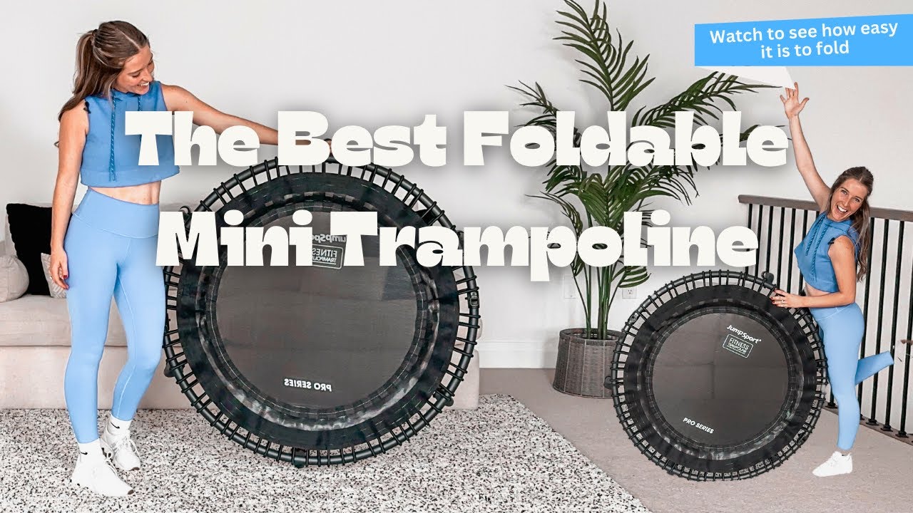 The Best Foldable Mini Trampoline - JumpSports 550f Pro / 44