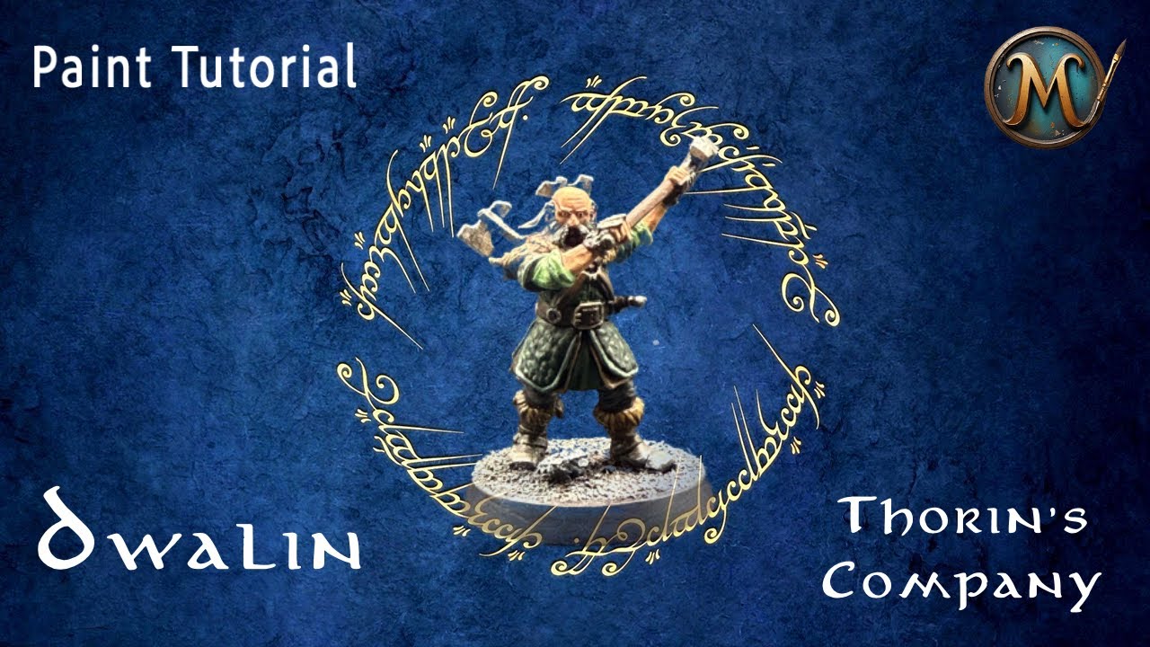 How to paint Dwalin | Lord of the Rings MESBG Painting Tutorial
