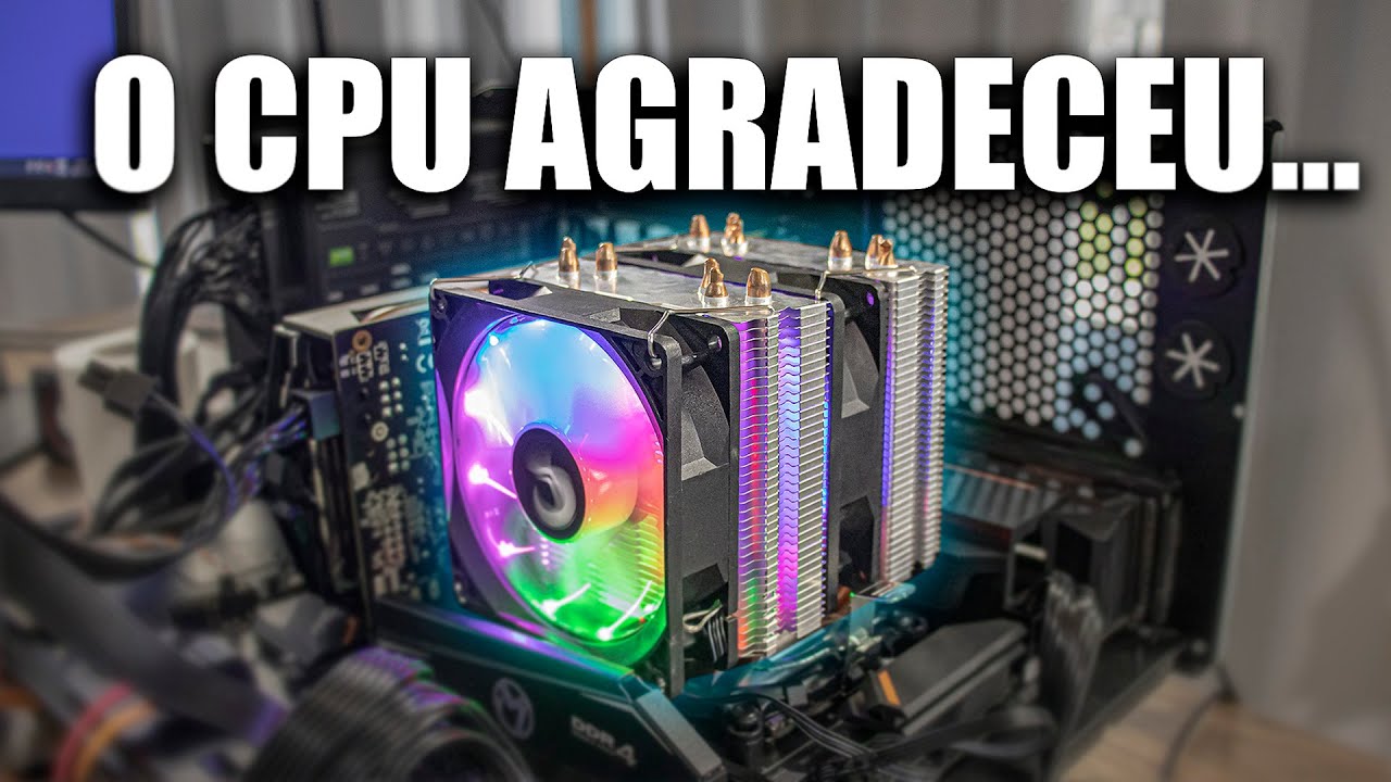 QUANTOS GRAUS ESSE CPU COOLER PODE REDUZIR? G800 RISE MODE