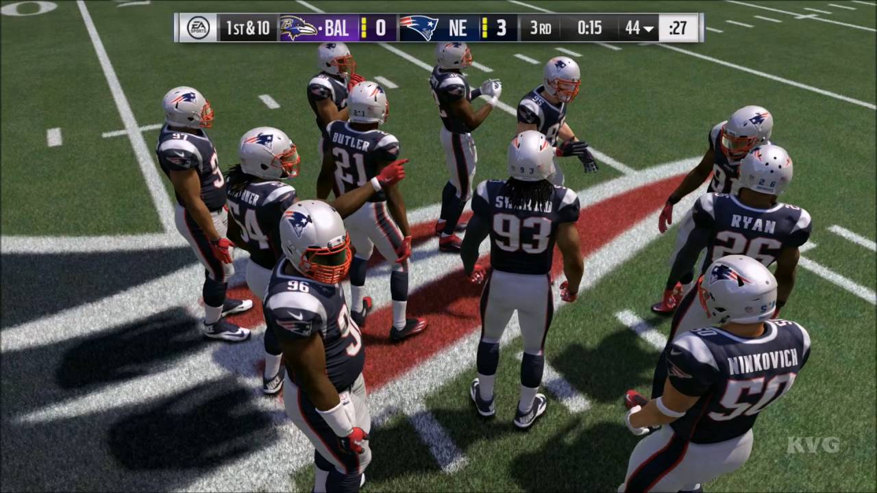 Madden NFL 17 - Baltimore Ravens vs New England Patriots | Gameplay (HD) [1080p60FPS]