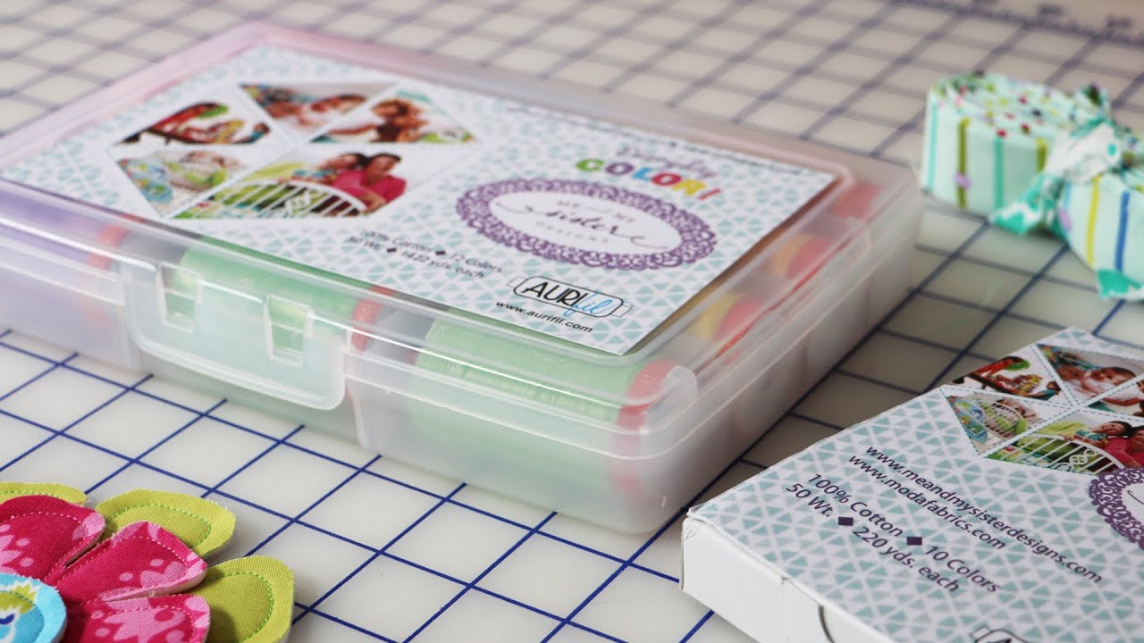 Everyday Color Aurifil Thread Boxes by Me & My Sister Designs - Fat Quarter Shop