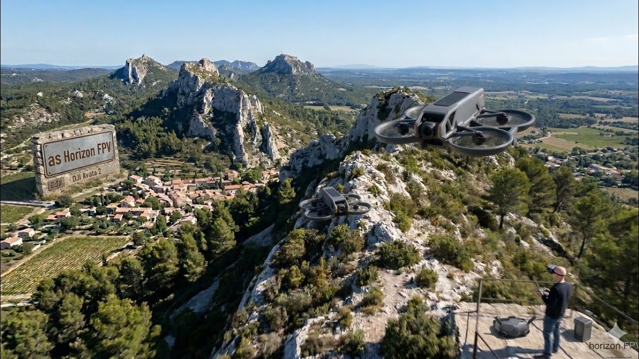 Run 2 in the Alpilles mode acro DjiAvata2 Music and Flight @as.horizonFPV 🎵🇲🇫⛰️