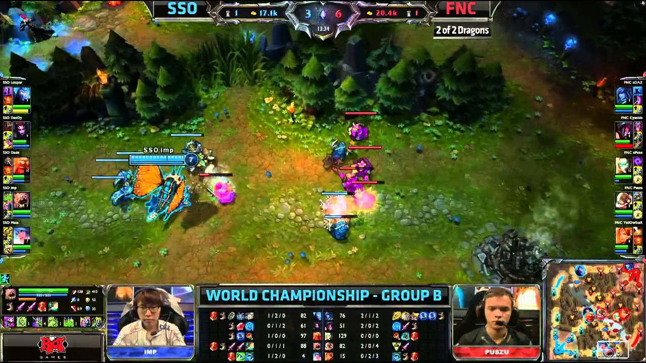 SSO vs FNC | Samsung Galaxy Ozone vs Fnatic | Worlds 2013 Group Stage Day 2 | Full game HD