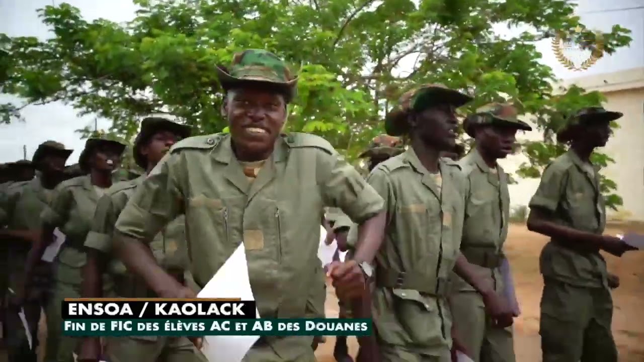 ENSOA  KAOLACK  Fin de FIC des élèves AC et AB des Douanes