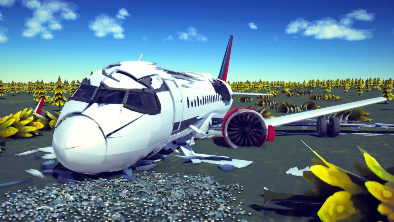 Real Life Plane Crashes | Besiege