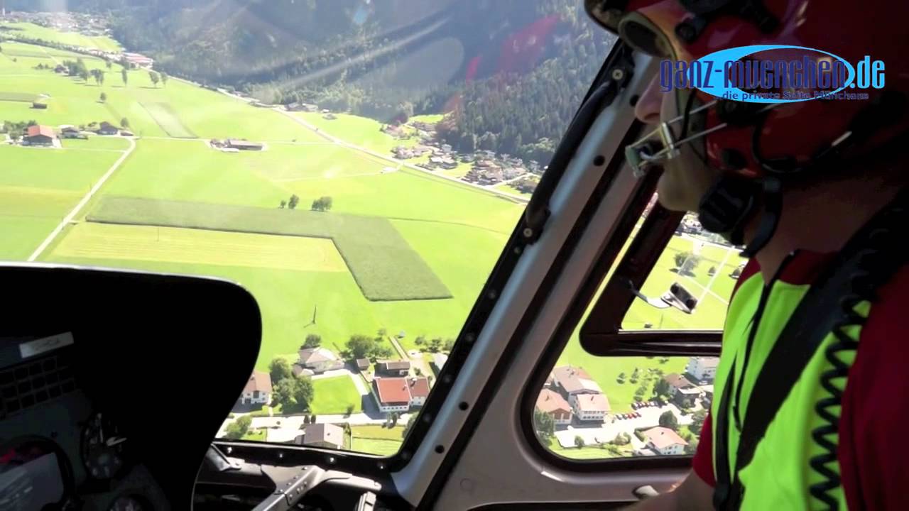 Helikopter Flug durch das Zillertal mit den Jungen Zillertalern (Juzis)