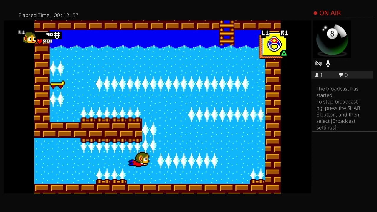 Alex Kidd In Miracle World: How To Get through The Underwater Spikes Room