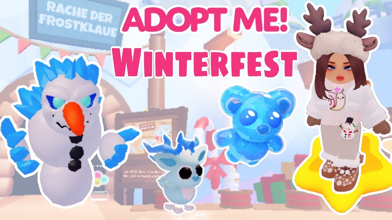 Adopt Me! Winterfest ❄️☃️ neue Pets und Game Update Rache der Frostklaue ist da #adoptme #roblox