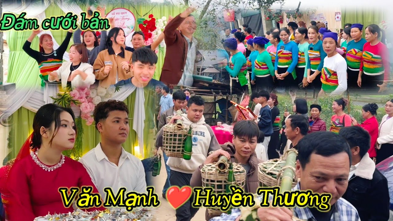 Đám cưới Văn Mạnh ❤️ Huyền Thương đậm đà bản sắc dân tộc || @hoadatmuongtv @Longlanh @SapaTv 