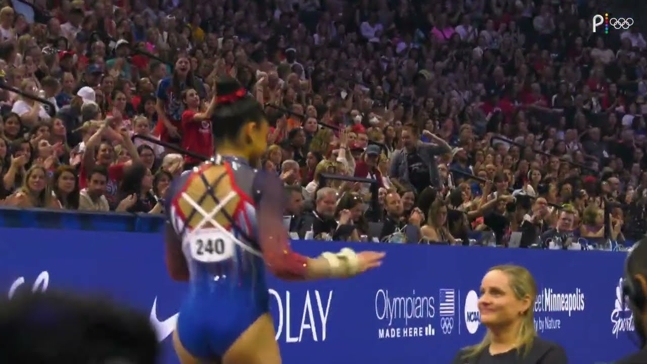2024 Olympic Trials WAG Day 2 Vault cam