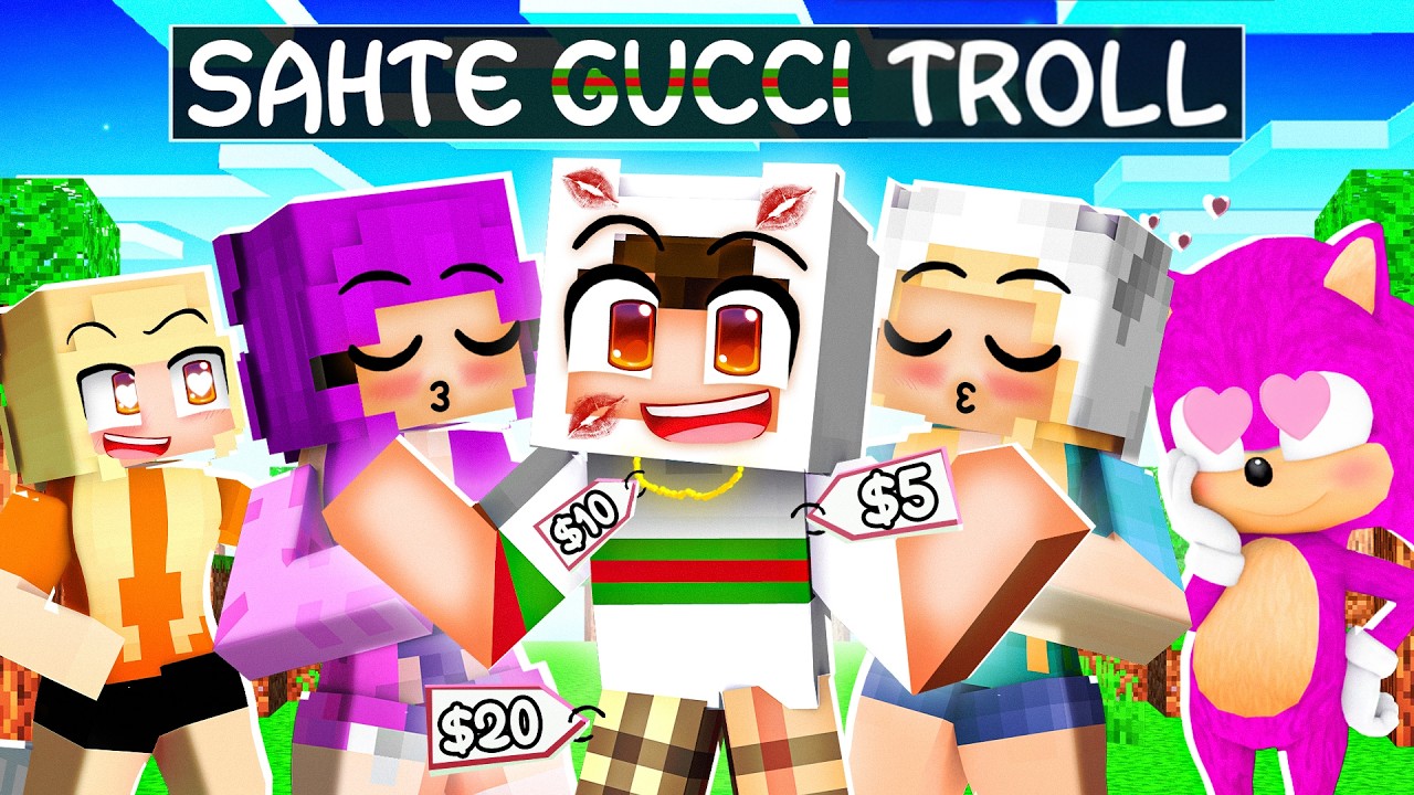 ENES SAHTE GUCCI İLE KIZLARI KANDIRIP TAVLADI 😱 Minecraft