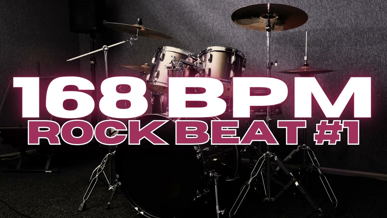 168 BPM - Rock Drum Beat - Loop 1
