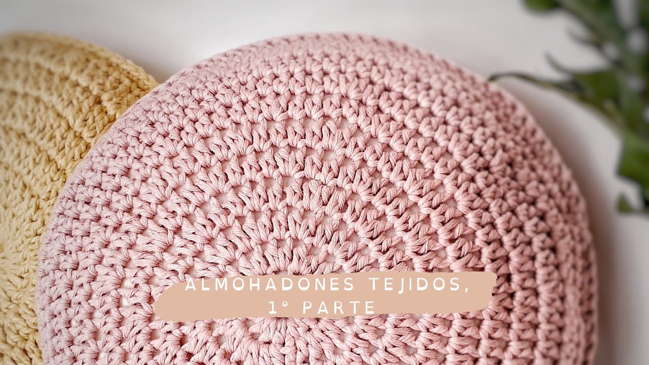 Almohadones tejidos a crochet 1era. parte