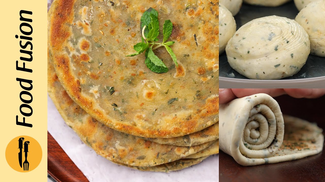 Podina Paratha Recipe by Food Fusion