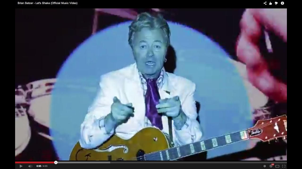 Brian Setzer - Let's Shake (Official Music Video)