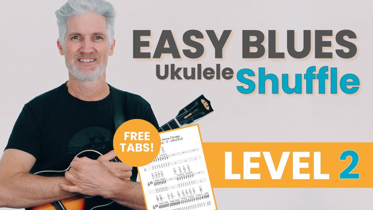 Blues Ukulele Shuffle for Beginners – LEVEL 2 (Free Tabs)
