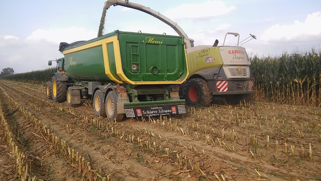 Insilato Mais 2016 - CARPI Big Harvest - Claas Jaguar 960 + Fendt + JD + Scania