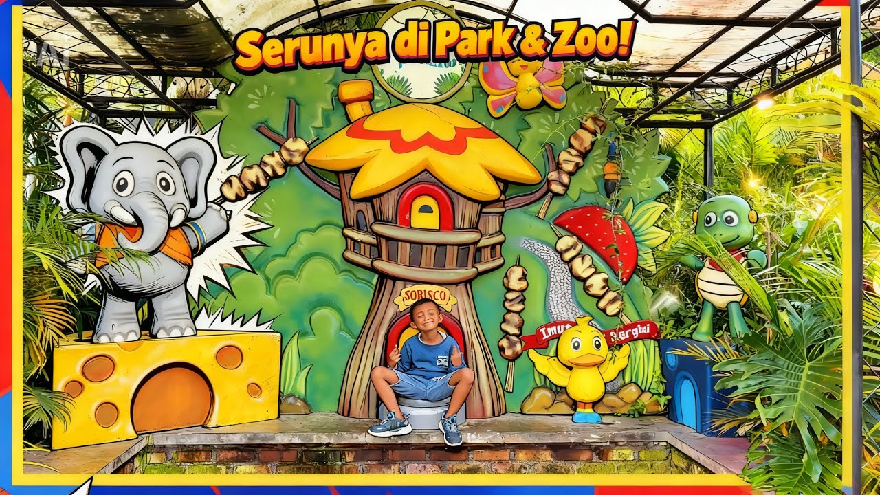 Liburan ke kebun binatang  Lembang Park and Zoo #kebunbinatang #lembangparkzoo #wisataedukasianak 
