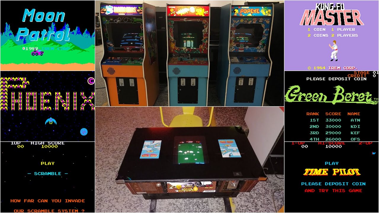 Borsuk Retro Gry TV: AUTOMATY ARCADE - Pierwsze Gry Borsuka (Start: 19:00)