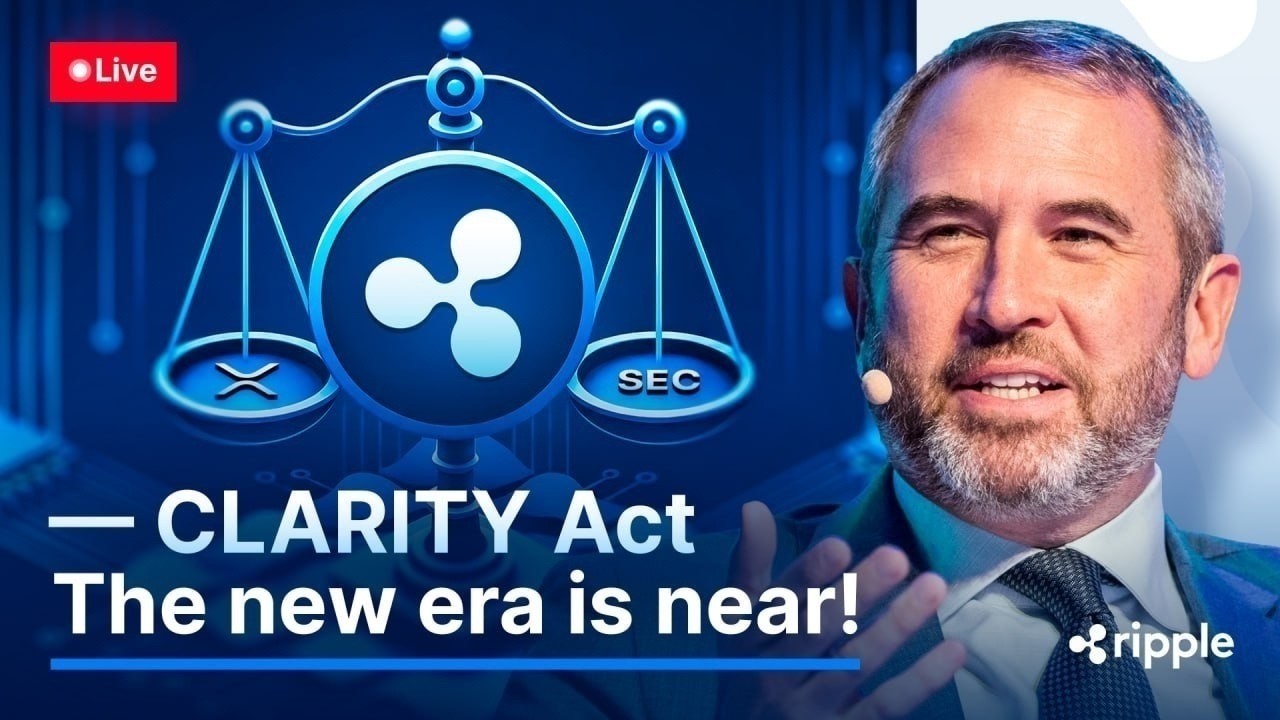 LIVE: Brad Garlinghouse on the CLARITY Act &mdash; What It Means for XRP, Ripple & Crypto Regulation
