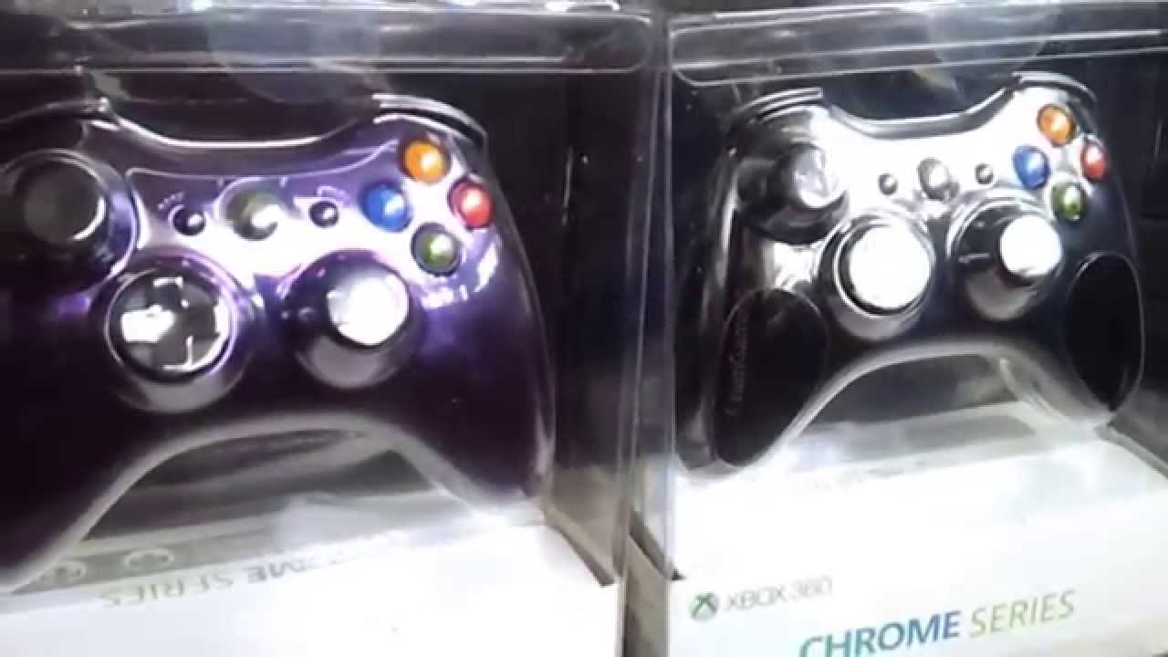Xbox 360 Chrome Series Controllers Cram Gaming Edition
