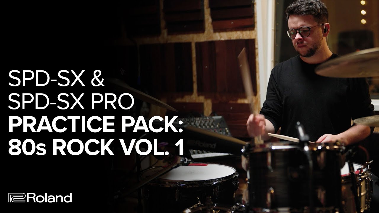 Roland SPD-SX and SPD-SX PRO Practice Pack: ‘80s Rock Vol. 1 Sound Demos