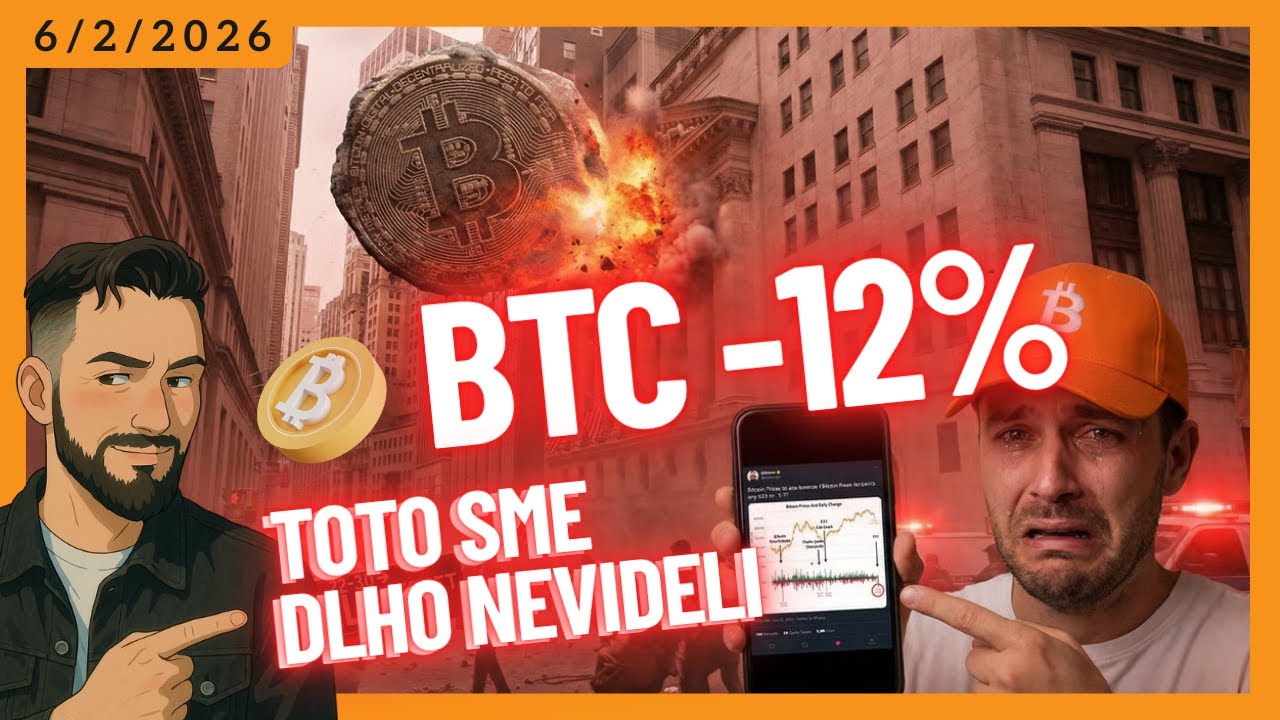 Ouch... 🫨 Bitcoin padol k $60 000 🔴  Štvrtý najväčší pád za 10 rokov! #BTC #kryptoraňajky