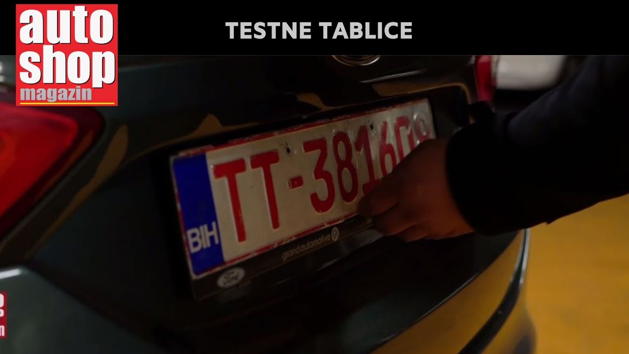 Kada se sve koriste probne registarske oznake ASM 1109