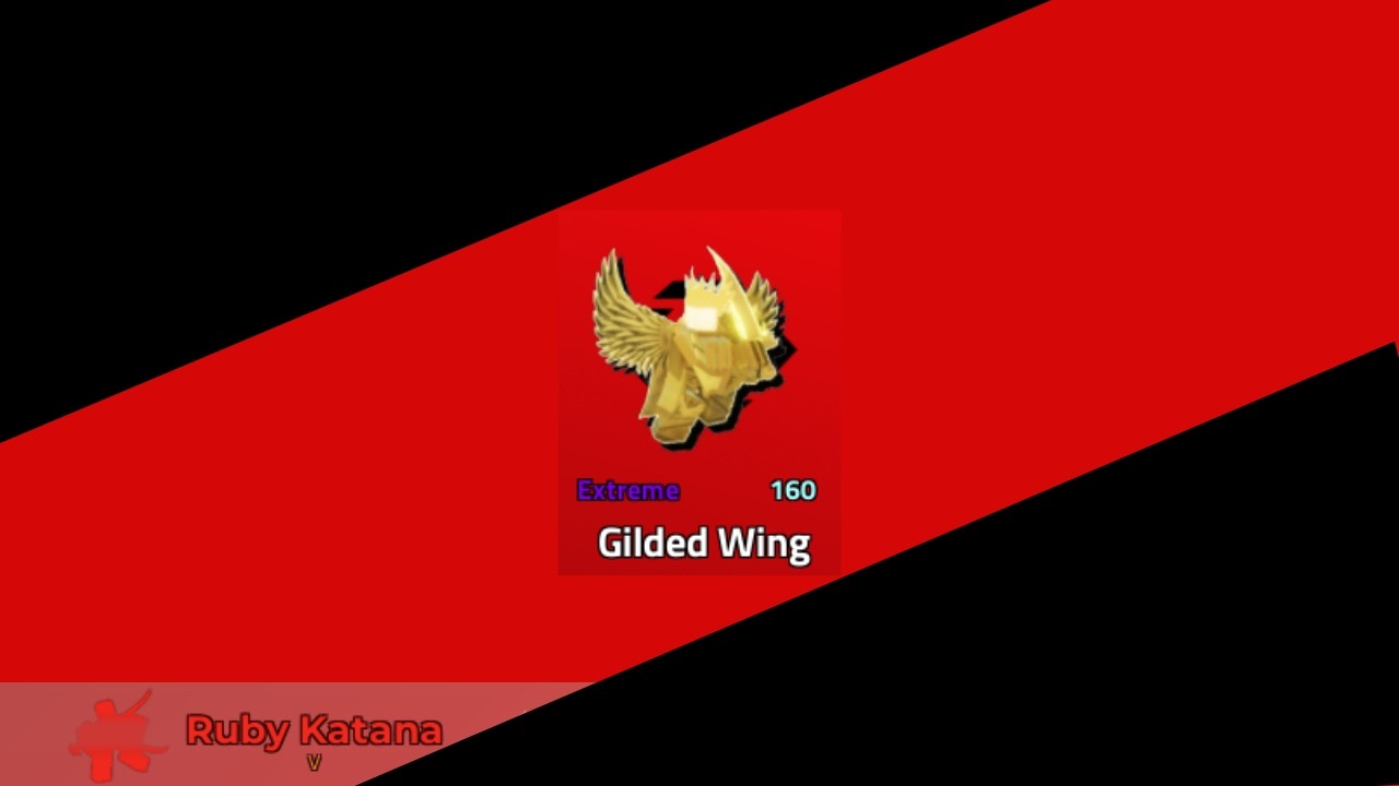 Gilded Wing - Deathless Ruby Katana